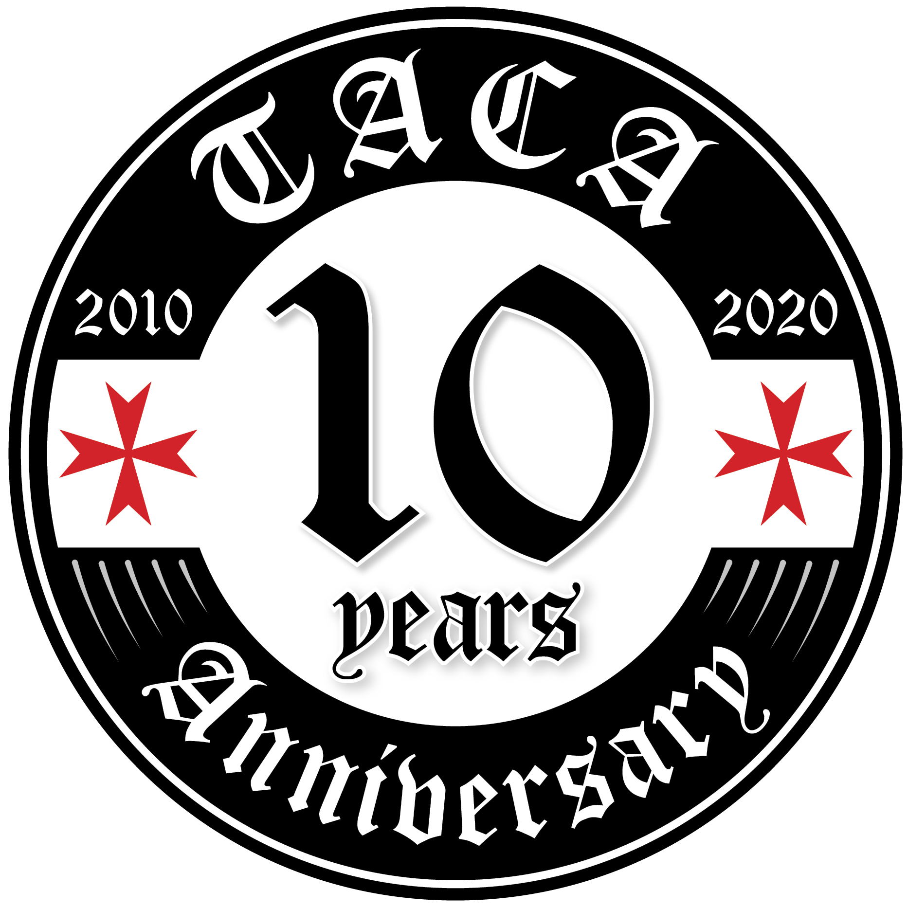TACA 10th Anniversary logo